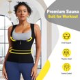 thumbnail image 2 of COMFREE Sauna Suit for Women Waist Trainer Vest for Women Sweat Tank Top Shaper for Women with Zipper, 2 of 6