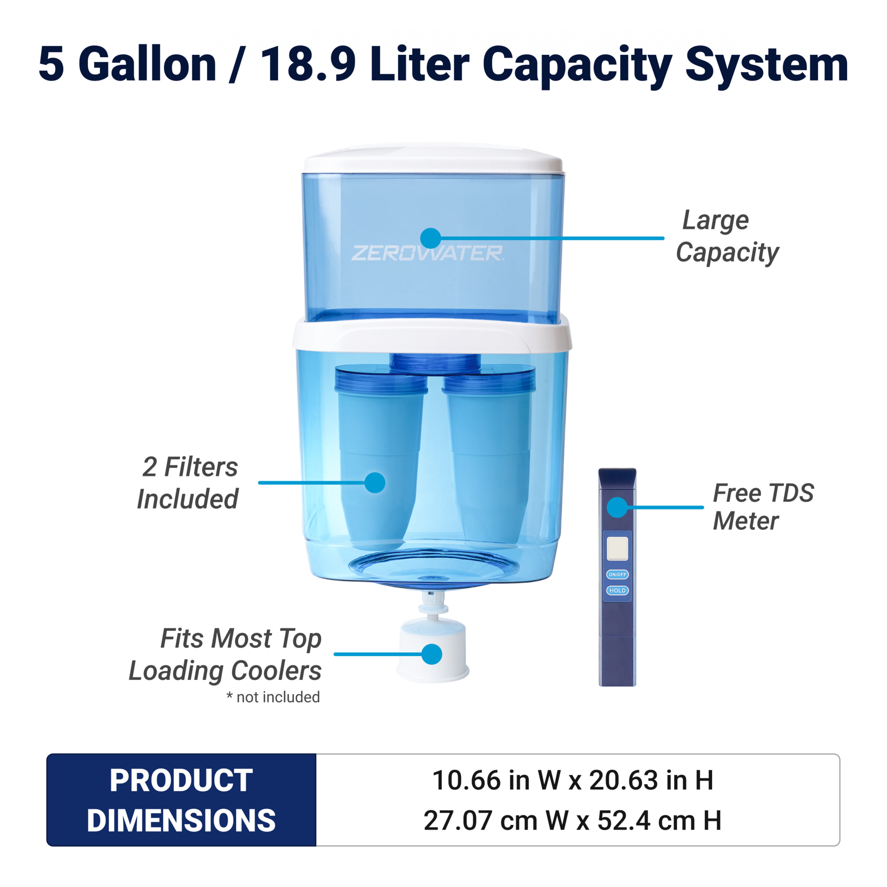 5 Gallon Jug Water Filtration System - Free Shipping (Jug not included)