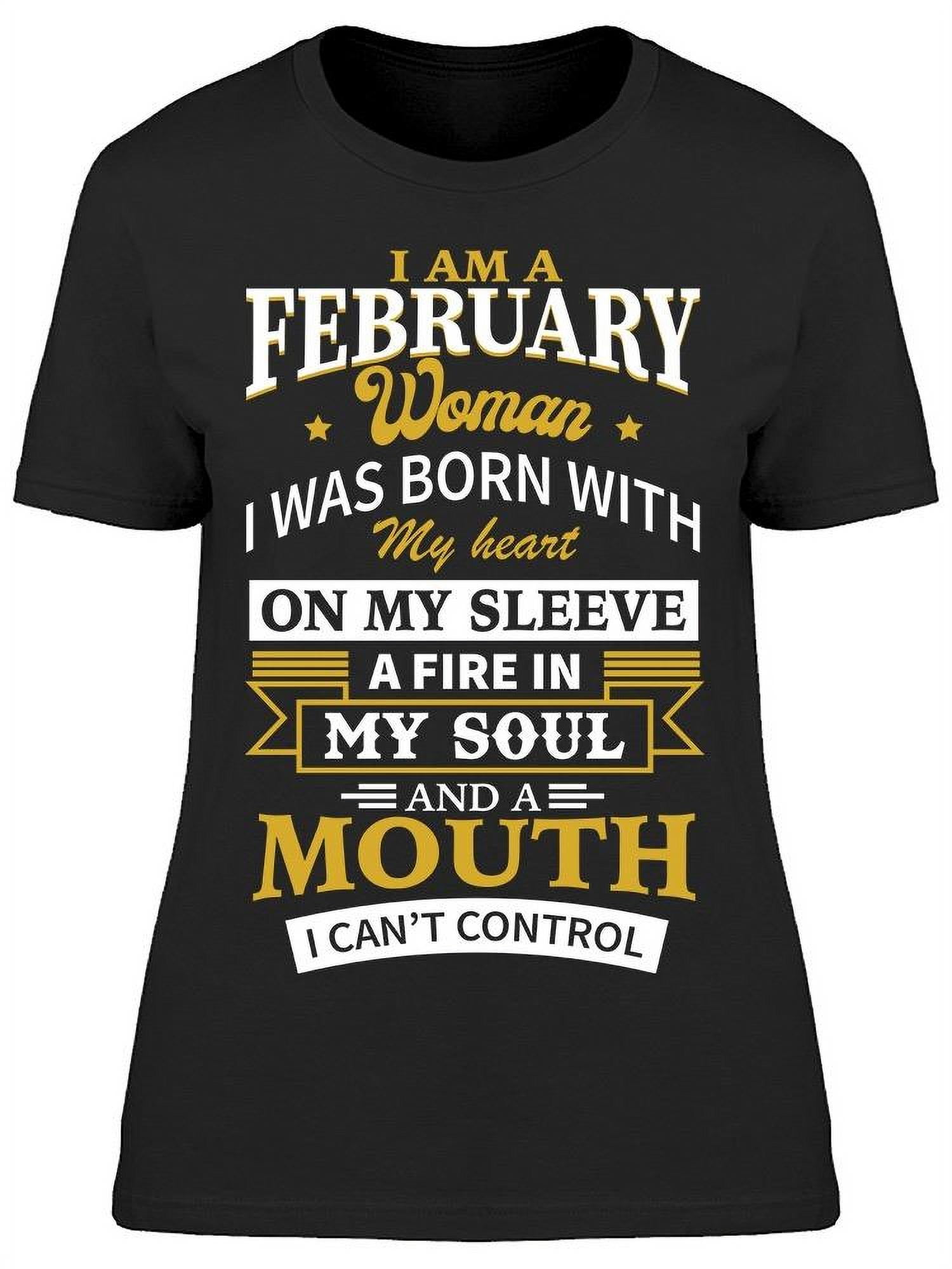 February woman t shirt Clearance
