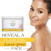 GiGi Crème Soft Wax for Hair Removal Cream, Gentle Waxing for Sensitive Skin, 14 oz