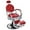 Red, variant on Costway Barber Chair Salon Chair Hydraulic Recline Beauty Spa Styling Equipment Black