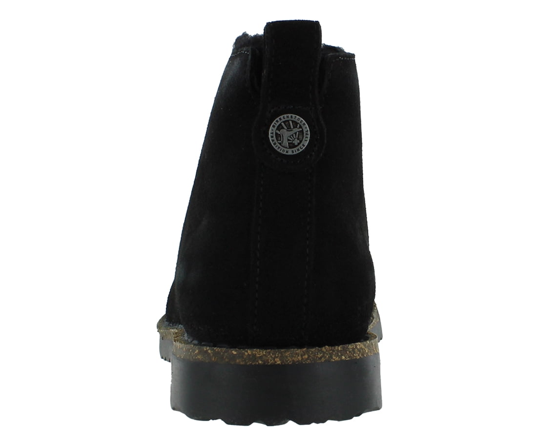 Birkenstock Uppsala Mid Shearling Unisex Shoes Size 6, Color: Black