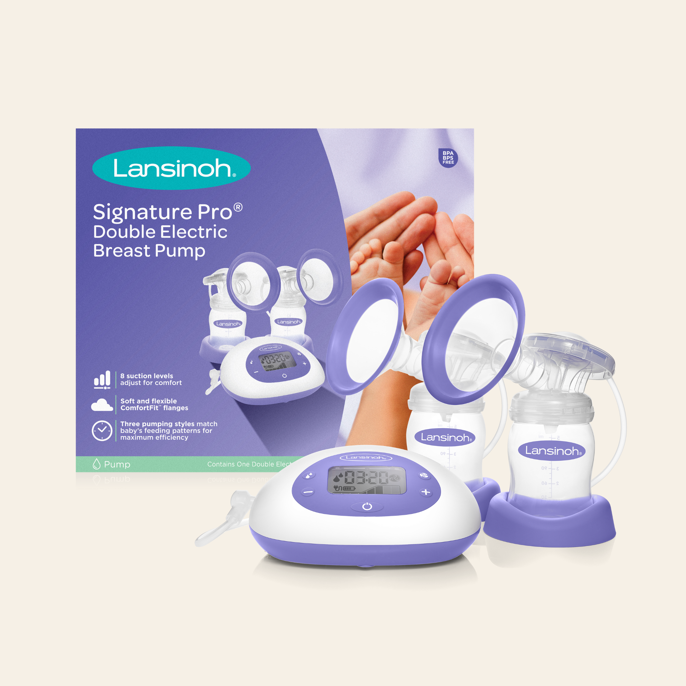Lansinoh Signature Pro Double Electric Breast Pump - image 2 of 9