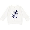 thumbnail image 2 of Inktastic First Mate with Anchor and Banner Toddler Sweatshirt, 2 of 4
