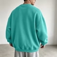 thumbnail image 7 of Yongwang Mens Long Sleeve Pullover Crew Neck Sweatshirt Basic Pullover Tops for Autumn Daily Outfit, 7 of 7