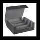thumbnail image 1 of 1800+ Card Deck Case para Trading Cards, Magnetic Card Storage Box Top Side-Loading Deck Case Game Cards Box Negro+Gris, 1 of 1