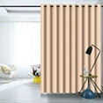 thumbnail image 2 of ANMINY Blackout Curtain Panels Solid Color Space Room Divider Screen Partition Fabric, 84"x100", Beige, 2 of 8
