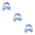 thumbnail image 4 of Sonducket Diadema Bowknot Banda elástica para la cabeza Suavidad Accesorios para el cabello Diadema para de cara Sporting Yoga Azul fresa Type1 NO1, 4 of 6