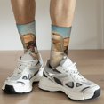 thumbnail image 5 of JUNZAN Hiking Duck Mens Funny Socks for Men Women Colorful Fun Novelty Crew Patterned Socks, 5 of 6