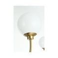 thumbnail image 6 of Living District Nyomi 42" 4-Light Metal/Glass Chandelier in Satin Gold/White, 6 of 8