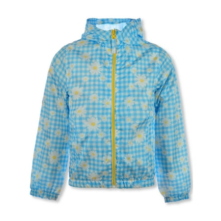 

Pink Platinum Girls Daisy Windbreaker - blue 4t (Toddler)