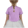 thumbnail image 4 of Timegard Baby Girls Clothes Toddler Ruffle Cute Comfy Tee Tops Short Sleeve Children Casual Summer, 4 of 4