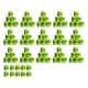thumbnail image 4 of 100x Pata 8mm Identificar Bandas 2023 Año Identificar Pata Numerado Reutilizable Pájaro Amarillo claro Yuyangstore Bandas de pierna de paloma, 4 of 5