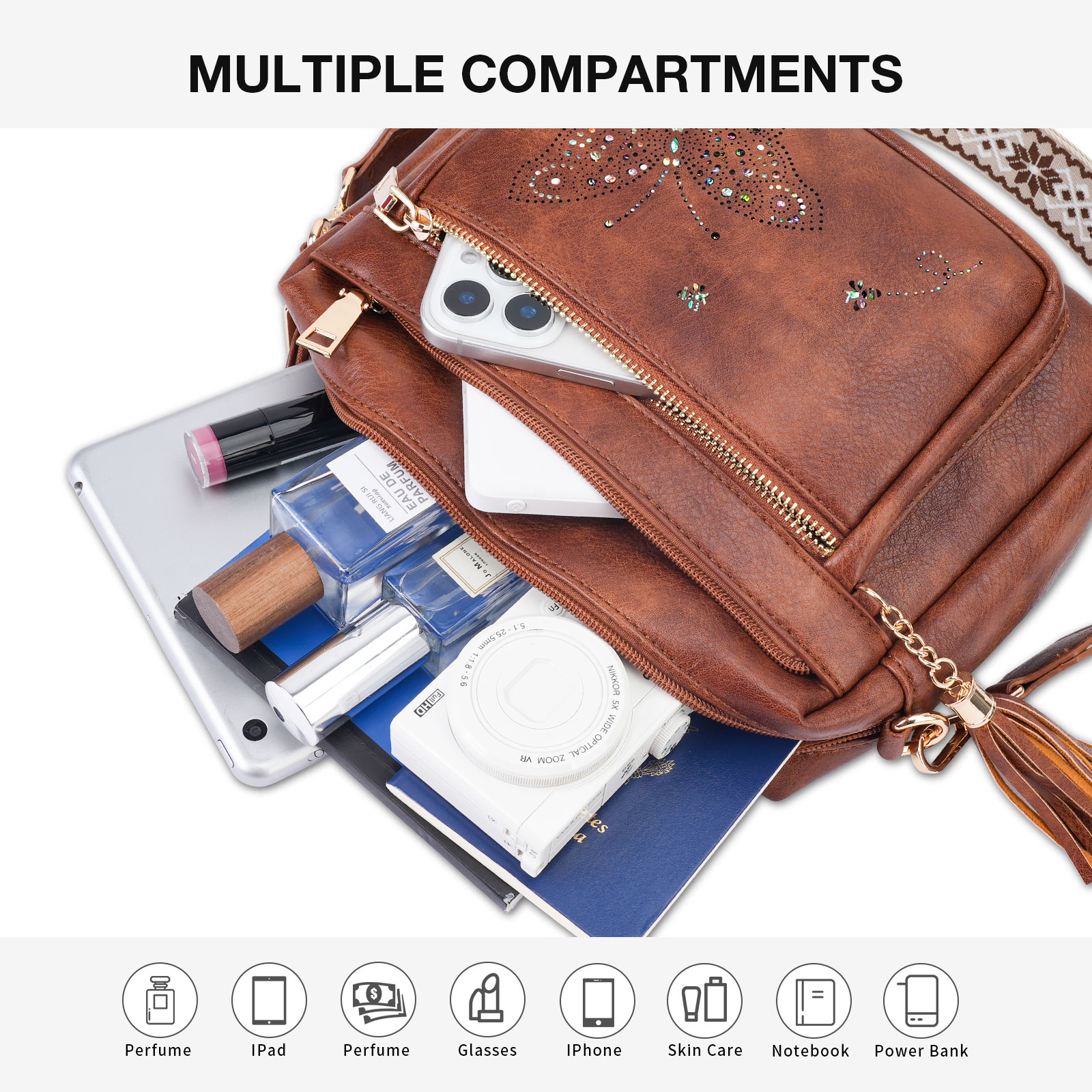 YOVIEE Fashion Small Crossbody Bags for Women Shoulder Bag, Ladies Classic Handbags Cute Shoulder Bag Clutch Handbag