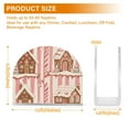 thumbnail image 4 of Yayeee Napkin Holder for Table Kitchen Paper Tissue Organization, Pink Candy House, 4 of 8