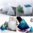 thumbnail image 2 of 4X Grande Resina Moldsilicona Moldes de Pirámide,Resina Moldes de Fundición para DIY Pirámide del Orgone,(:15 cm), 2 of 6