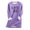 B-Purple, variant on Winter Sherpa Sweatshirt for Women Trendy Letter Print Crew Neck Loungewear Tops Soft Cozy Thick Fleece Lined Thermal Pullover Blue S