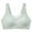 Army Green, variant on Women's Summer Comfort Sexy Sports Fitness Gathering Traceless Latex Large Back Bra Army Green M