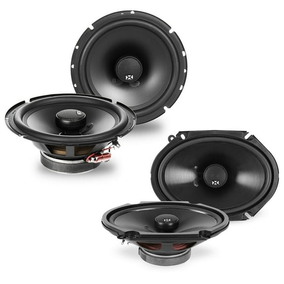 NVX 6.5" & 6x8" Coaxial Car Speakers Upgrade Package for 1987-1996 Dodge Dakota 540W Peak
