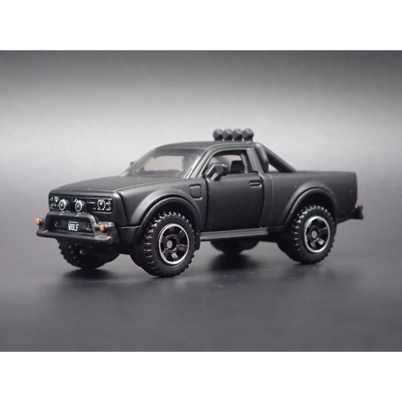 Open Box ALPHA WOLF EV ELECTRIC TRUCK BLACK 1:64 SCALE COLLECTIBLE DIECAST MODEL CAR