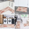 thumbnail image 6 of Kitchen Rugs and Mats Non Skid Washable Spring Floral Dalia Summer Kitchen Mat and Rug Set,Floor Cushion Absorbent Rug,Rubber Backed Area Rugs for Kitchen Laundry, 6 of 7