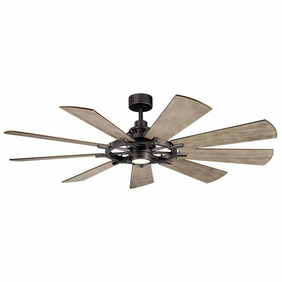 300265AVI Kichler Lighting Gentry - Ceiling Fan with Light Kit - with Lodge/Country/Rustic inspirations - 16.5 inches tall by 65 inches wide-Anvil