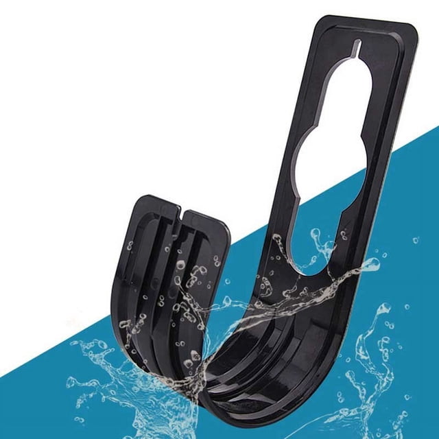 Hose Water Pipe Holder Hanger Wall Mounted Outdoor Watering Storage Plastic Hook Rack(Sapphire)