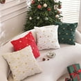 thumbnail image 7 of Moocorvic Christmas Pillow Covers 18 x 18 inch Christmas Tree Cushion Case for Winter Xmas Holiday Home Bedroom Sofa Decor, 7 of 7