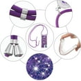 thumbnail image 6 of Long Crossbody Lanyard Clear Case for Samsung Galaxy A04E with Adjustable Neck Strap, Glitter Sparkly Bling Quicksand Phone Cover Cases for Samsung Galaxy A03 / A04E / M04 /F04 QKG Purple, 6 of 14