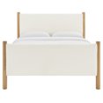 thumbnail image 6 of Platform Bed Frame, King, Off-White, Fabric, Hotel Bedroom, Modern Contemporary, HB38203, 6 of 9