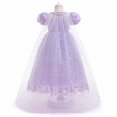 thumbnail image 3 of Vestido infantil, vestido de princesa, vestido de copo de nieve brillante para niñas, vestido esponjoso, 3 of 5