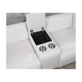 thumbnail image 7 of Global Furniture USA U8520 Blanche White/Gray Fabric Power Reclining Loveseat, 7 of 7