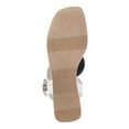 thumbnail image 6 of Time and Tru Women's Cross Strap Wedge Sandals, 6 of 7
