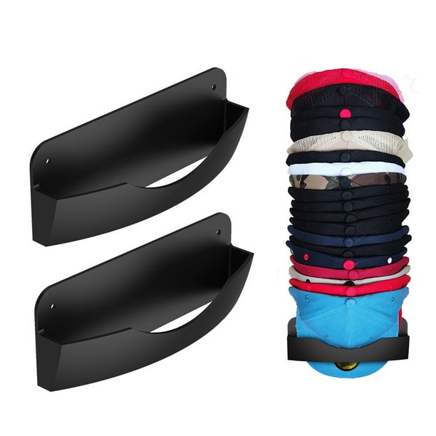 Thsue Baseball Hat Rack, Wall Mounted Ball Cap Storage Box, Solid Hat