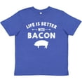thumbnail image 3 of Inktastic Life's Better with Bacon Youth T-Shirt, 3 of 5