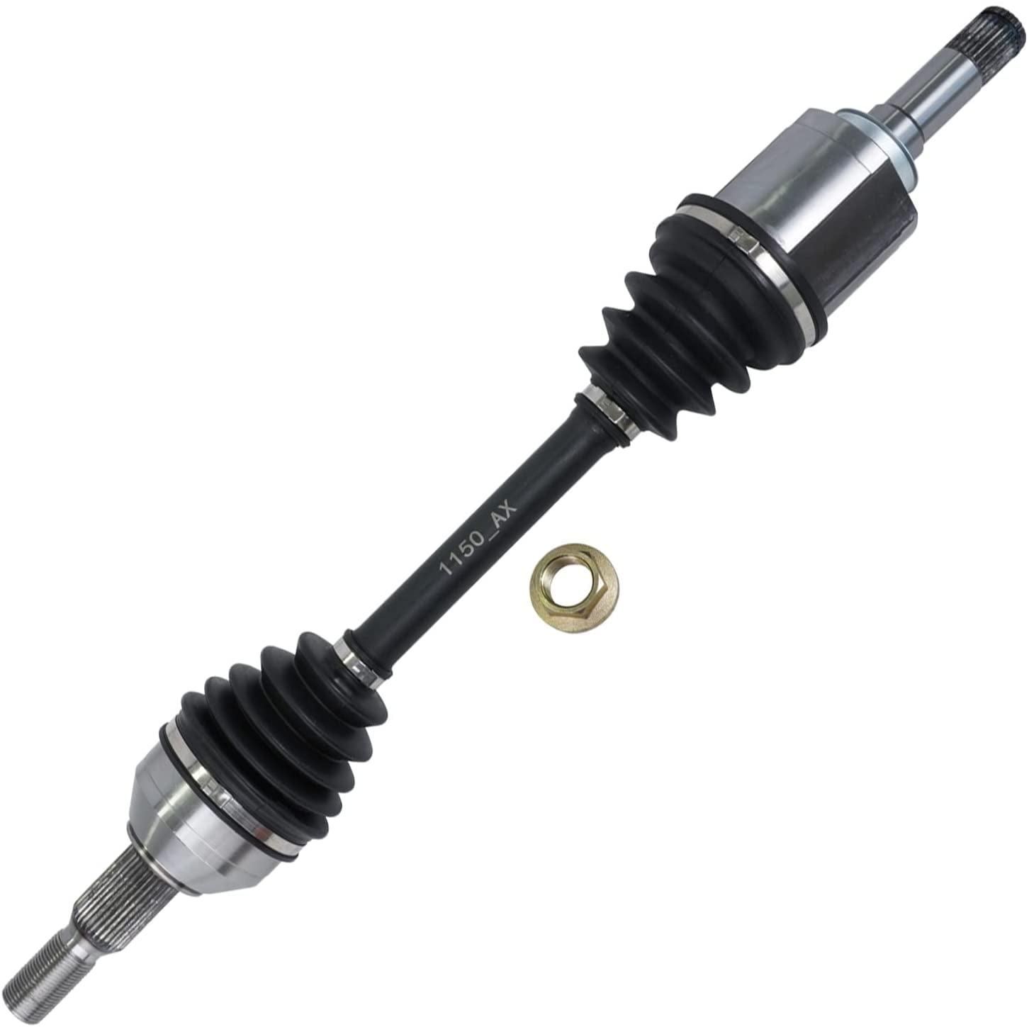 Detroit Axle - Front CV Axle Shafts Replacement for Buick Enclave Chevy Traverse GMC Acadia Saturn Outlook - 2pc Set Fits select: 2009-2017 CHEVROLET TRAVERSE LT, 2011 BUICK ENCLAVE CX