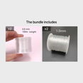 thumbnail image 1 of 1mm Elastic Bracelet String Cord - Perfect for Jewelry Making & Bracelet Making!, 1 of 5