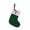 GN-53, variant on AuroraX Green Knitted Wool Christmas Stocking with Initials Plush Personalized Embroidered Monogrammed Mini Christmas Stockings 7" Hanging Socks for Holiday Party Gifts Decor