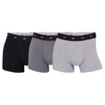 thumbnail image 1 of CR7 Calzoncillos para hombre, pack de 3 - viscosa de bambú, calzoncillos, algodón elástico, logo en la cintura Negro/Gris 2XL (XX-Large), 1 of 4