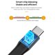 thumbnail image 5 of 2X PD65W Cable USB Tipo C A Tipo C Mini Cable de Datos Corto Tipo C de Carga Rápida Portátil 3A para Dispositivos Tipo C, 5 of 5