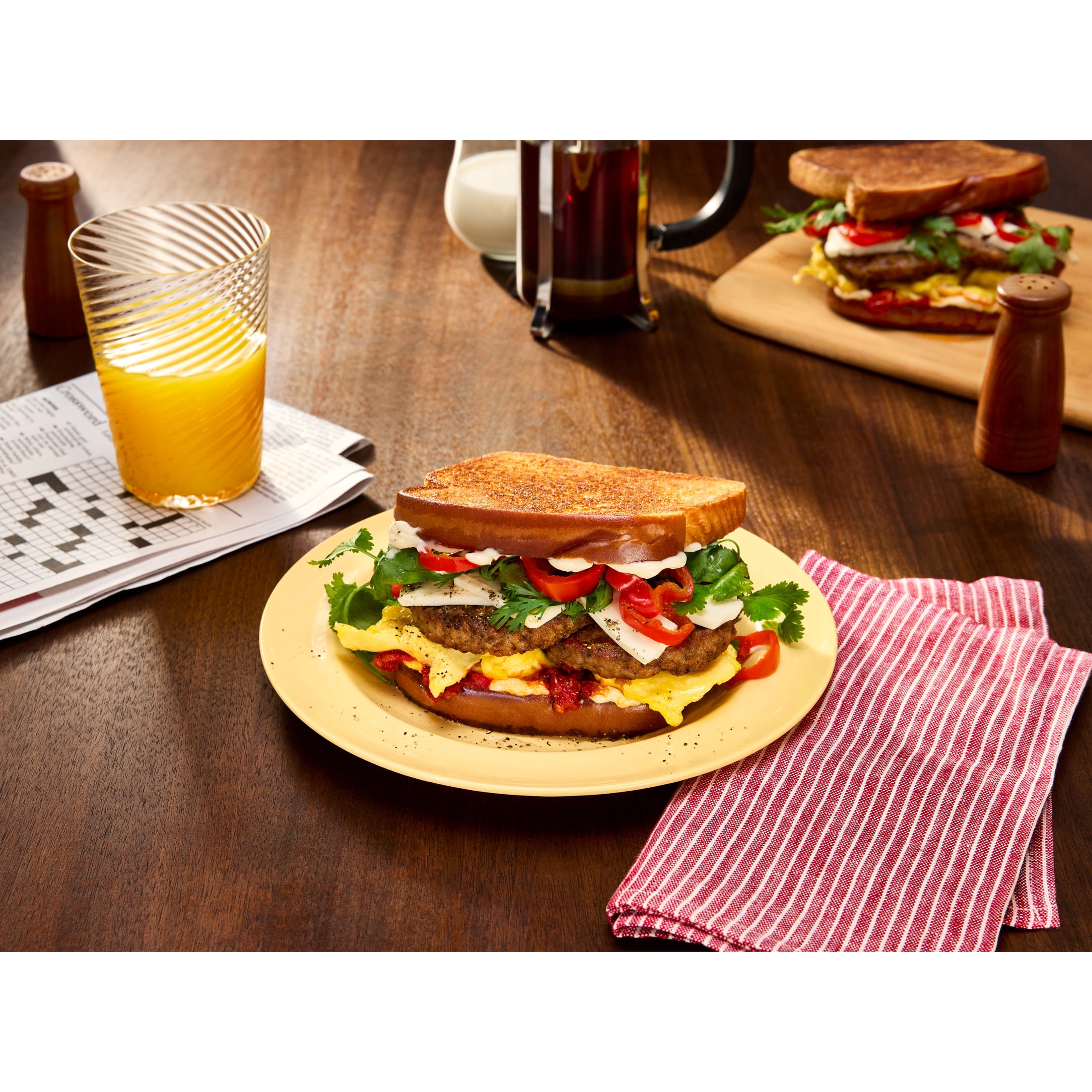 Impossible Foods Spicy Sausage Patties, Fully Cooked, 8 Patties, 12.8 oz (Frozen)
