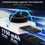5K 75MP WiFi Vlogging Camera, 180° Flip Screen, 18X Zoom, 2 Batteries,32GB Card,Teens & Beginners