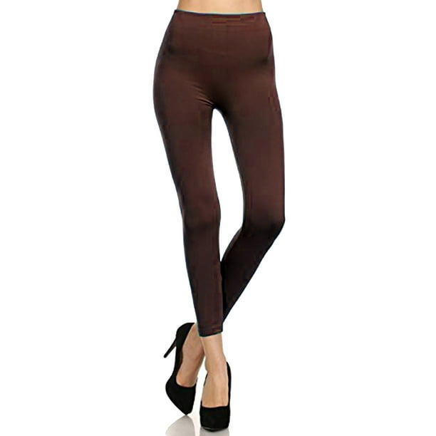 Basico Women Fleece Lined Skinny Fit Fleece Tights Leggings Pants