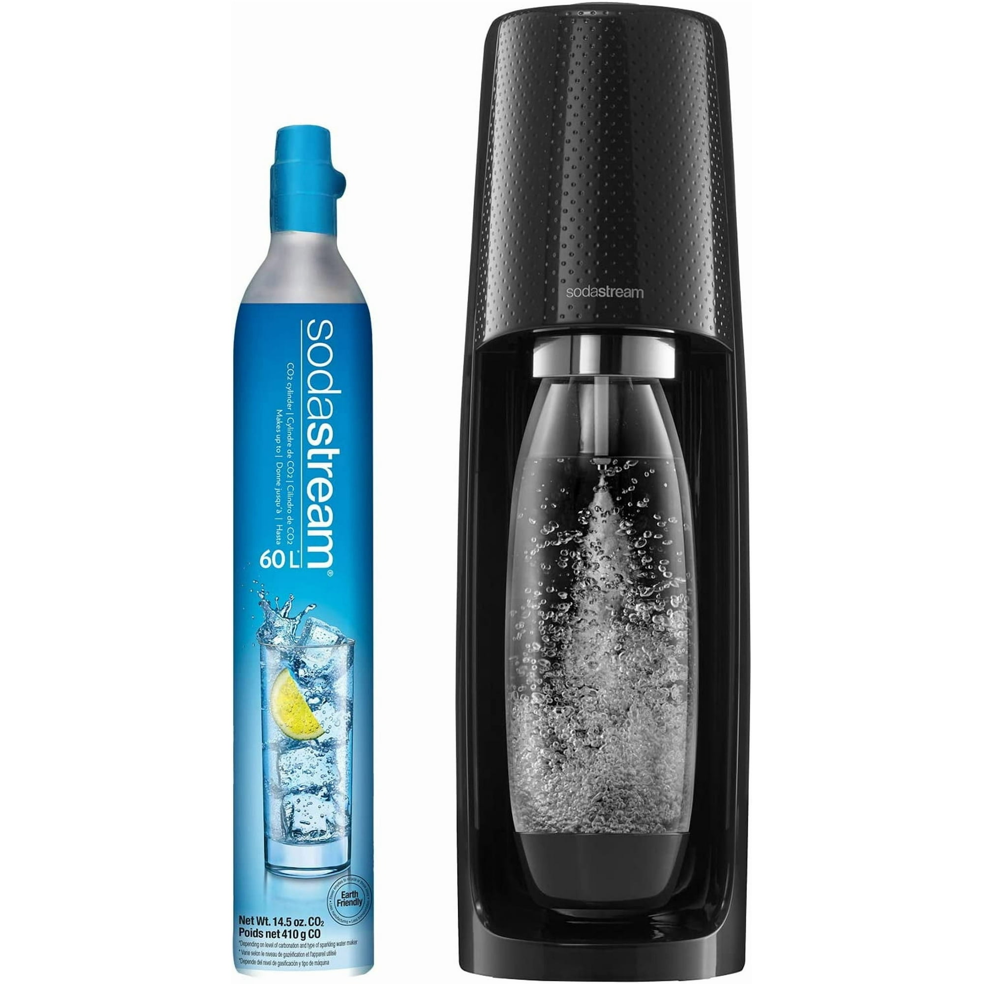 sodastream FIZZI 炭酸水メーカー 黒 SodaStream Fizzi Sparkling Water Maker (Black) with CO2 and BPA