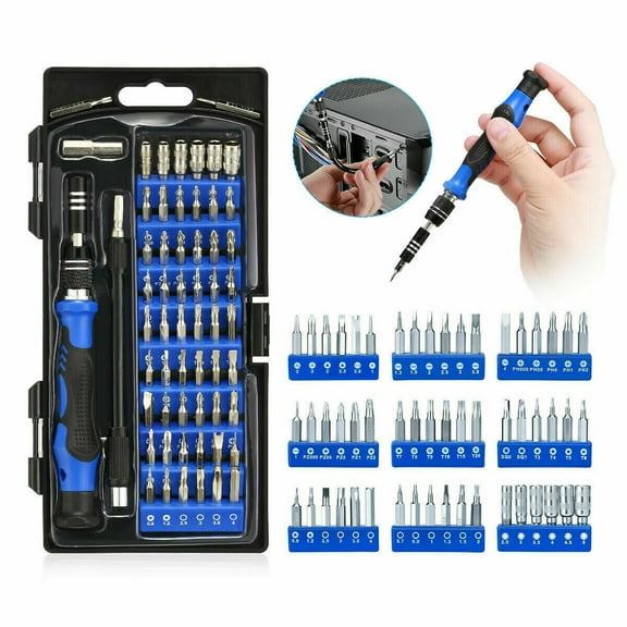 Repair Tool Kit Precision Screwdriver Set Computer Pc Phone Bit Driver Kit 60in1