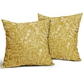 thumbnail image 2 of Yellow Pillow Covers 18x18 Set of 2 Vintage Floral Botanical Print Spring Flower Plant Pattern Decorative Throw Pillow Cases Outdoor Farmhouse Decor for Home Sofa Couch Bed, 2 of 6