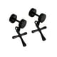 thumbnail image 1 of Pendiente de barra colgante cruzado Yuyangstore acero inoxidable unisex 16G, 1 of 6