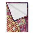 thumbnail image 2 of Geometry Soft Flannel Fleece Throw Blanket, Symbolic Abstract Shapes Mathematics and Digital Print, Cozy Plush for Indoor and Outdoor Use, 50" x 60", Multicolor, by Ambesonne, 2 of 5