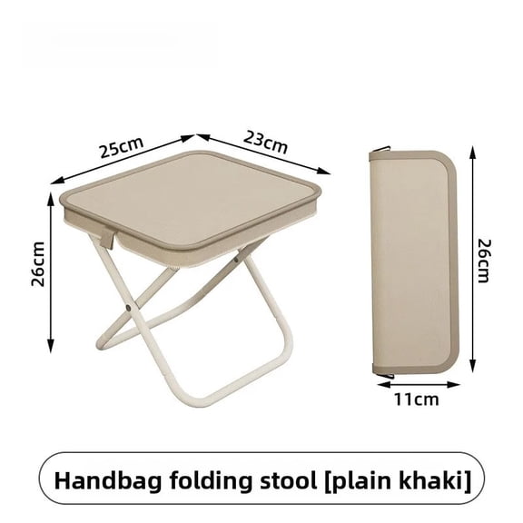 Outdoor foldable stool portable backpack stool with lightweight mini carry outdoor camping chair, fishing stool, picnic stool