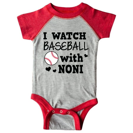 

Inktastic I Watch Baseball with My Noni Gift Baby Boy Bodysuit